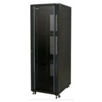 PHASAK Armario Rack 19" Phasak Pro 42U  800x1000 Montado (Incluye: 2 bandejas de 19? + Regleta electrica 19? + Juego de ruedas +  Ventilacion)